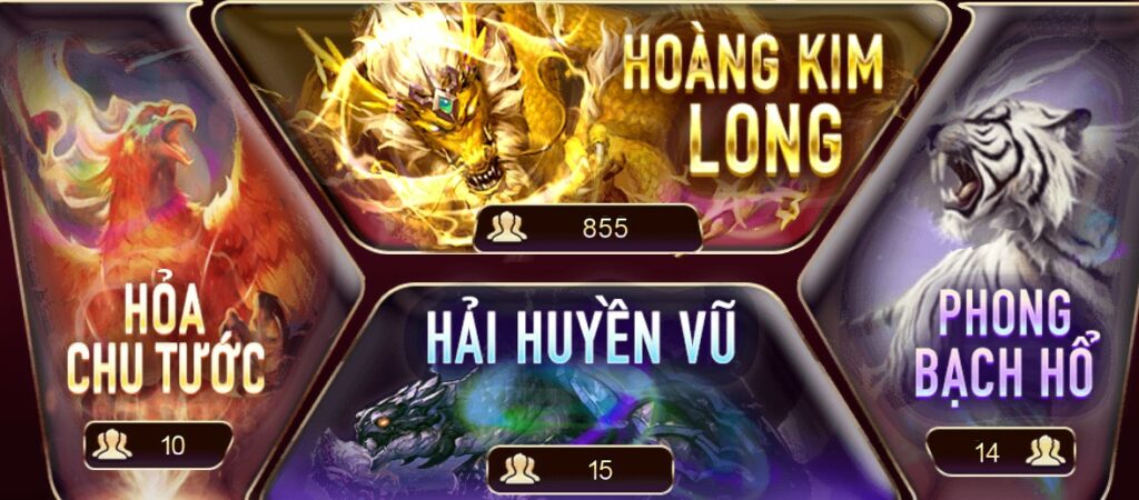 Game Xóc đĩa tứ linh tại Gemwin